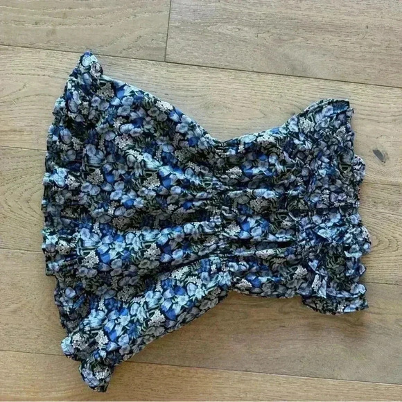 Janie and Jack Girls floral Dress Blue Size18-24 months - Picture 4 of 4